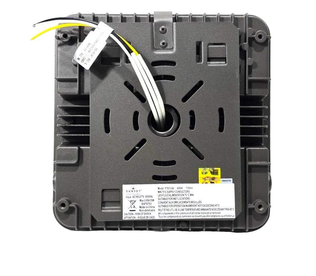 Sunset Surface Mounted LED Canopy Light, 55W, 4000K, 7150 Lms 100-220v F7613-66