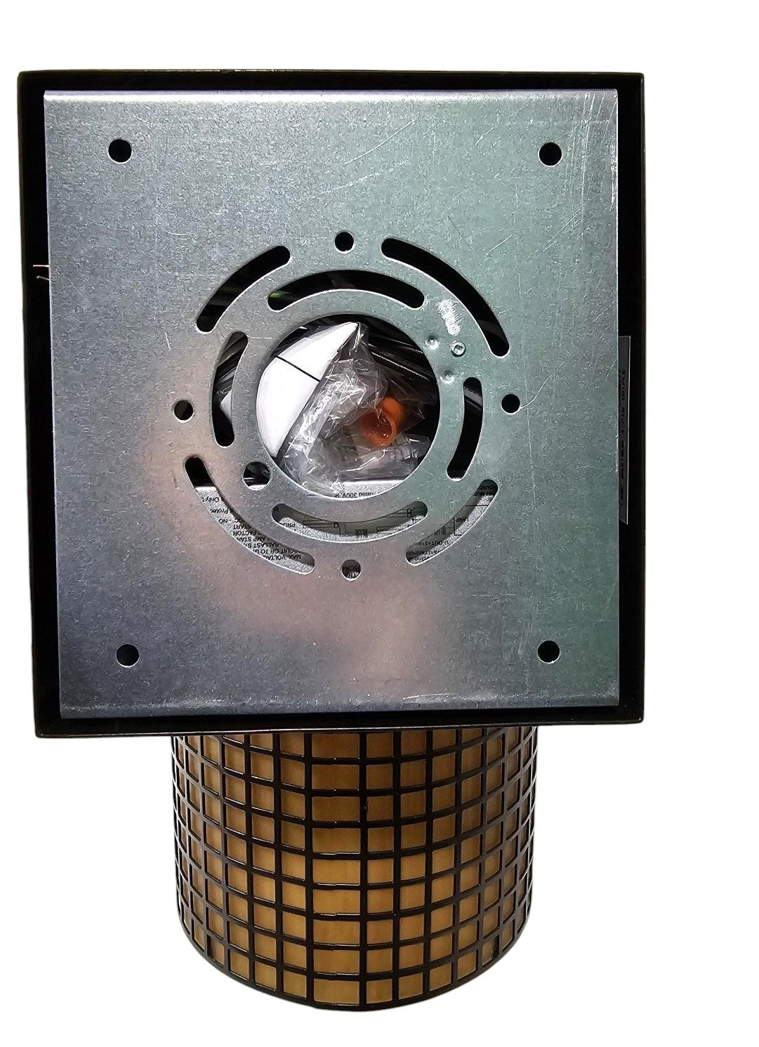 Sunset 1-Light 42W Outdoor Lantern Provincial Bronze & Sandlewood Glass Shade w/ Light Bulb T10071L