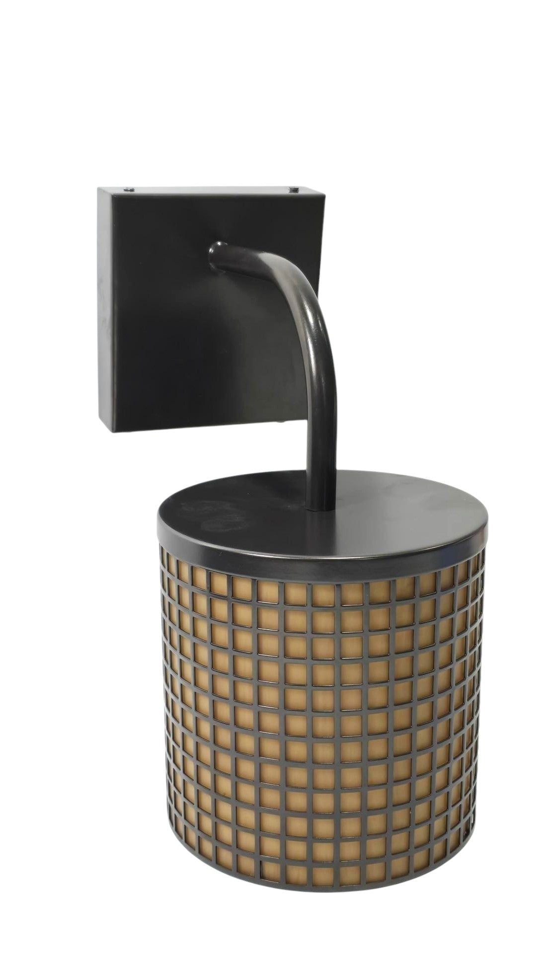 Sunset 1-Light 42W Outdoor Lantern Provincial Bronze & Sandlewood Glass Shade w/ Light Bulb T10071L