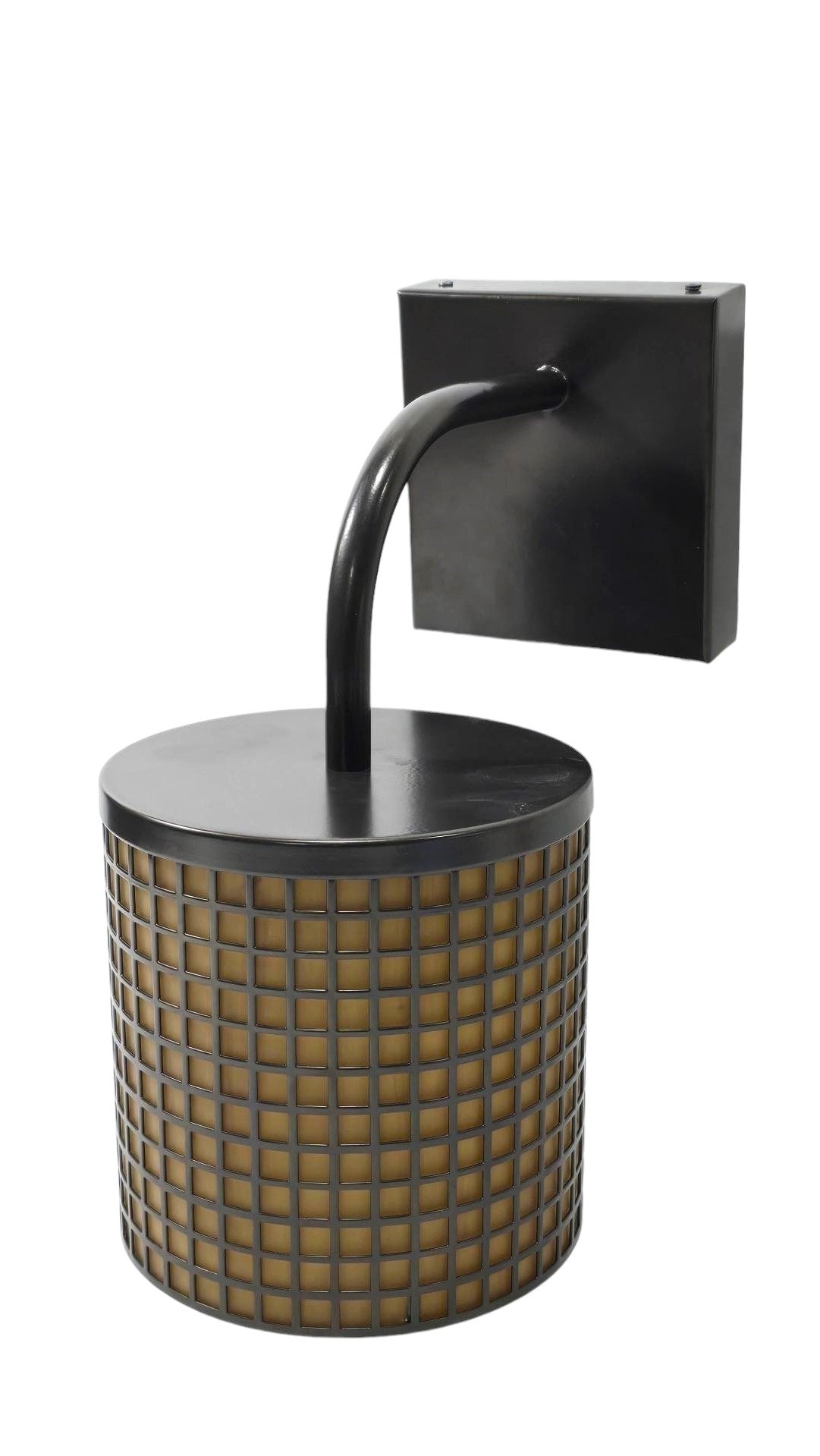 Sunset 1-Light 42W Outdoor Lantern Provincial Bronze & Sandlewood Glass Shade w/ Light Bulb T10071L
