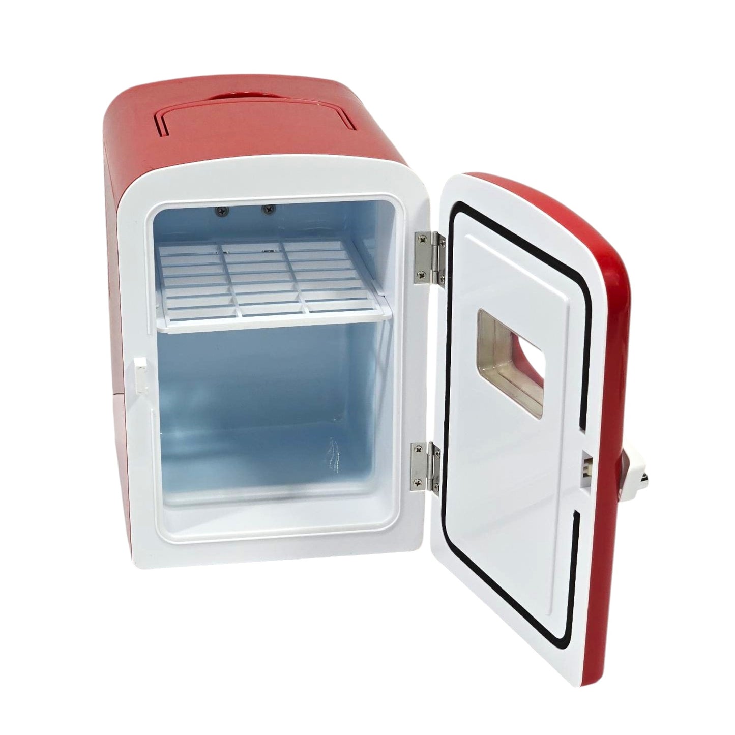 Ginny's Portable Retro Holds 6 cans or 4 liters Mini Fridge EFMIS129-GB-RED
