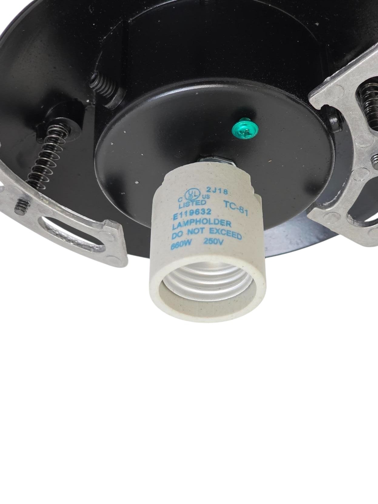 Luminance Aluminum Post Globe Holder Kit K480 HS626 E26 Screw Lamp Socket: TC-81