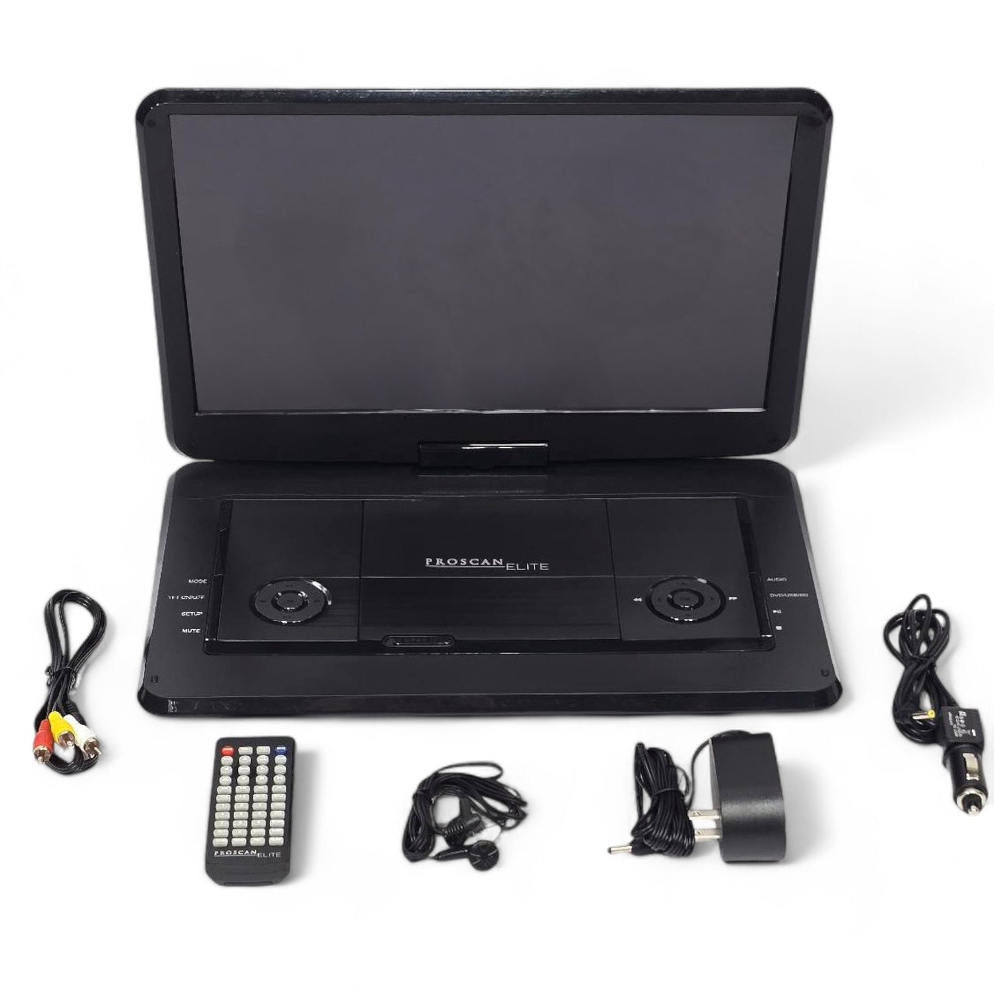 Proscan Elite 15.6" Portable DVD Player w/ Swivel Screen PEDVD1566 Black