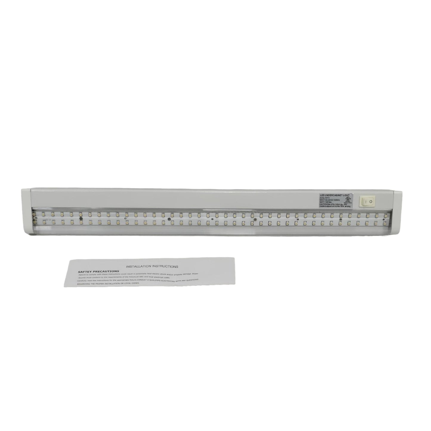 Sunset Lighting 19.5" Undercabinet LED Light fixture, White Finish LED - F9772-30