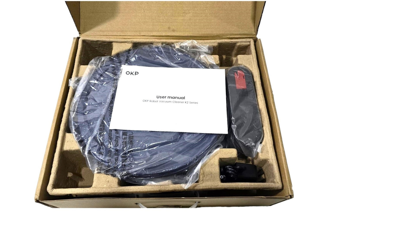 OKP K2A Robot Vacuum Cleaner, 2100pa Self-Charging Robotic Vacuum Work Alex & Google,100 minutes