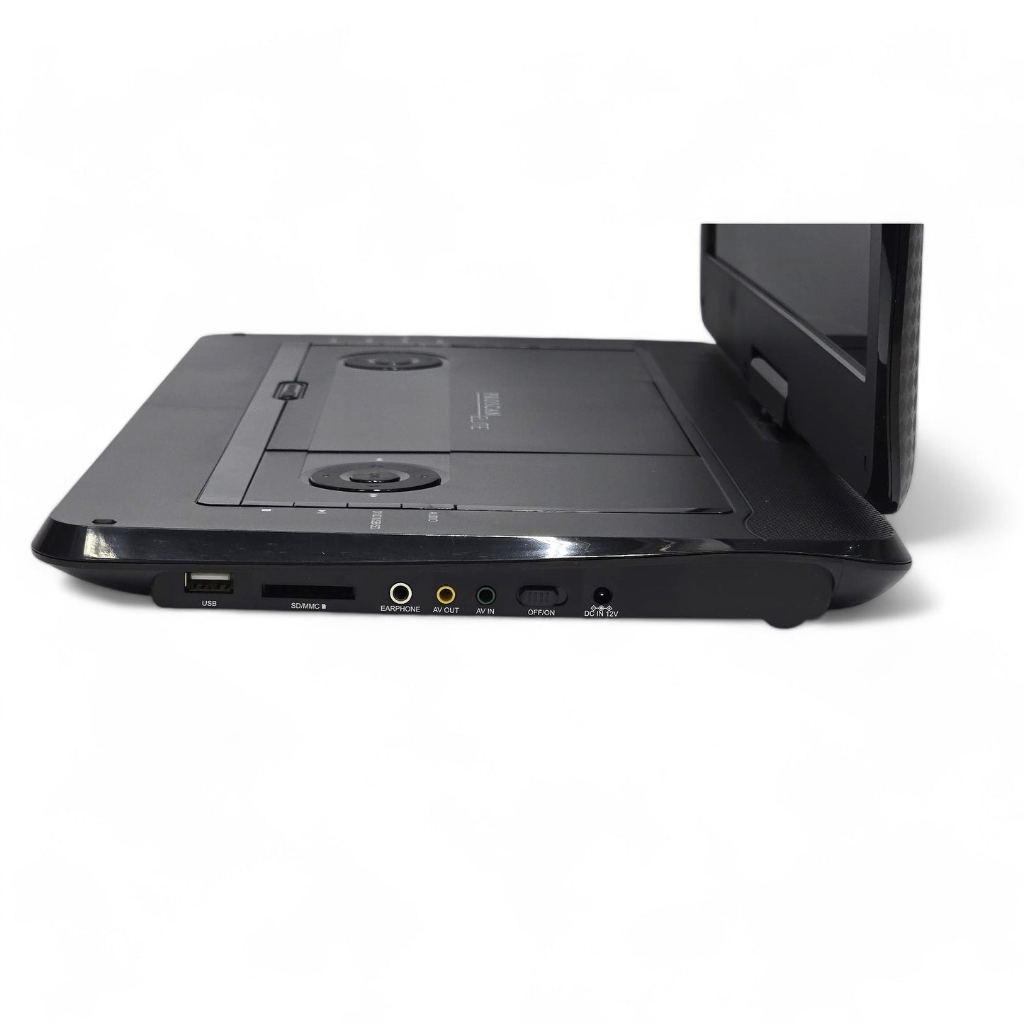 Proscan Elite 15.6" Widescreen Portable DVD Player w/ Swivel Screen PEDVD1566 Black, 2.5 hours Playback on Battery, SD/MMC Card slot, USB Slot, 3.5mm Jack