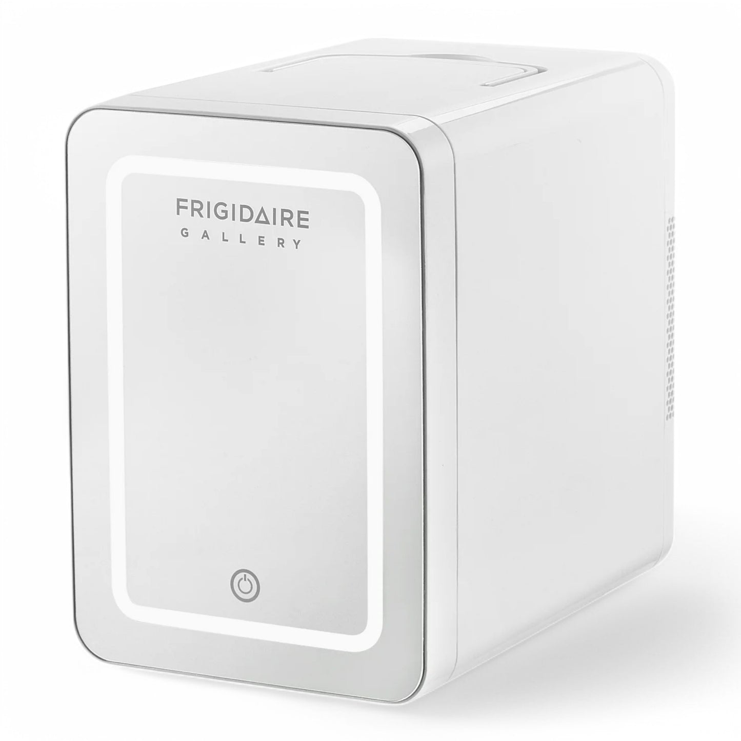 Frigidaire 12 in. 1 cu. ft. 9-Can or 6-liters Beauty Light Up Mini Refrigerator White EFMIS209-WHITE