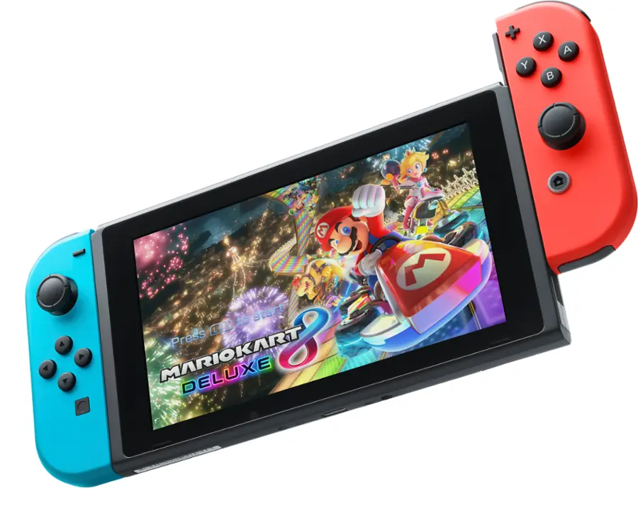 Nintendo Switch: Mario Kart Edition 6.2” screen Joy-Con controllers (No Game)