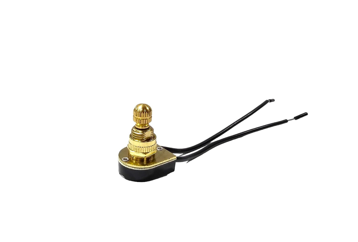 Luminance On-OFF 3/8" Rotary Switch 6A B/P Two Wire (18AWG) 9-3309-M-1-EB - D3309