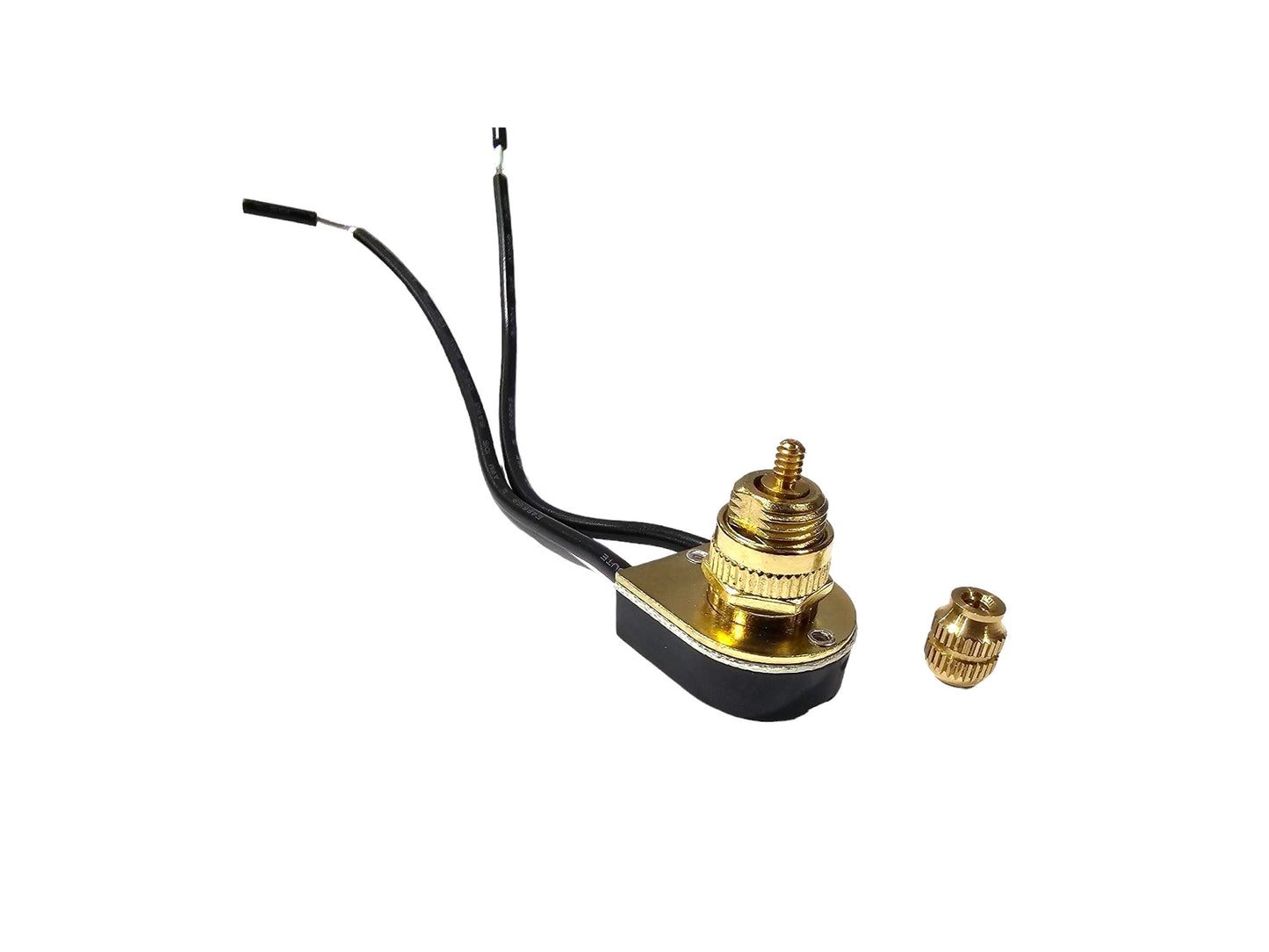 Luminance On-OFF 3/8" Rotary Switch 6A B/P Two Wire (18AWG) 9-3309-M-1-EB - D3309