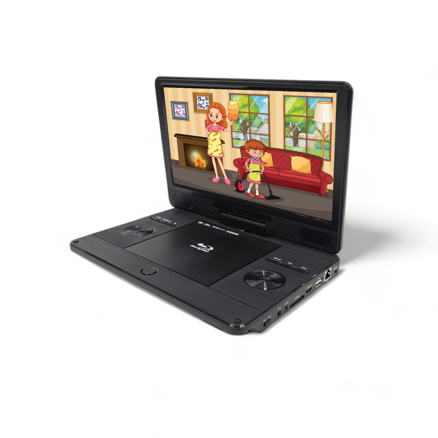 Proscan 11.4" Swivel Screen Portable Blu-ray Player with HDMI Port PDVD1187