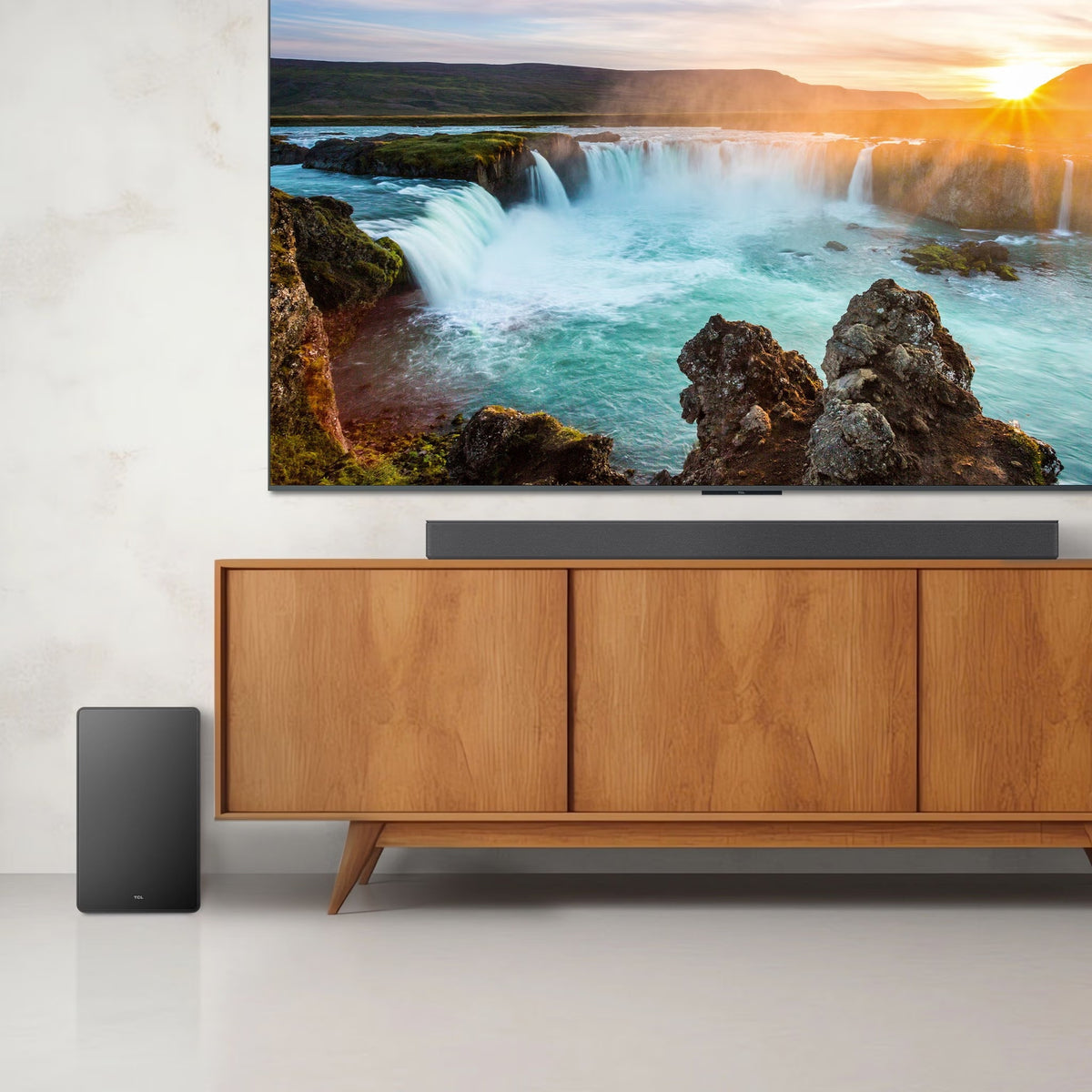 TCL Q6CH 5.1 Ch Soundbar with Wireless Subwoofer Black