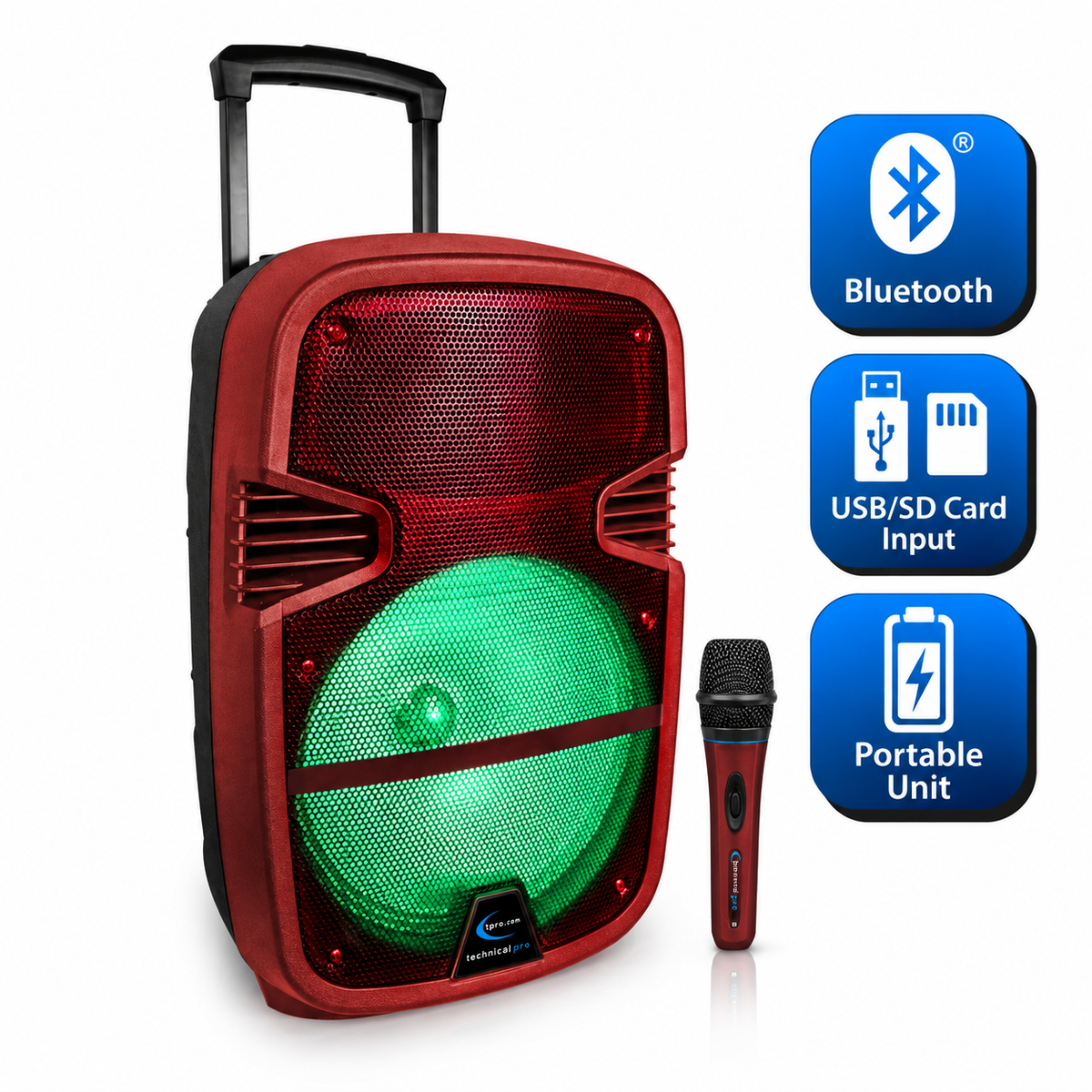 Technical Pro 10" Bluetooth Loudspeaker PARTY10R