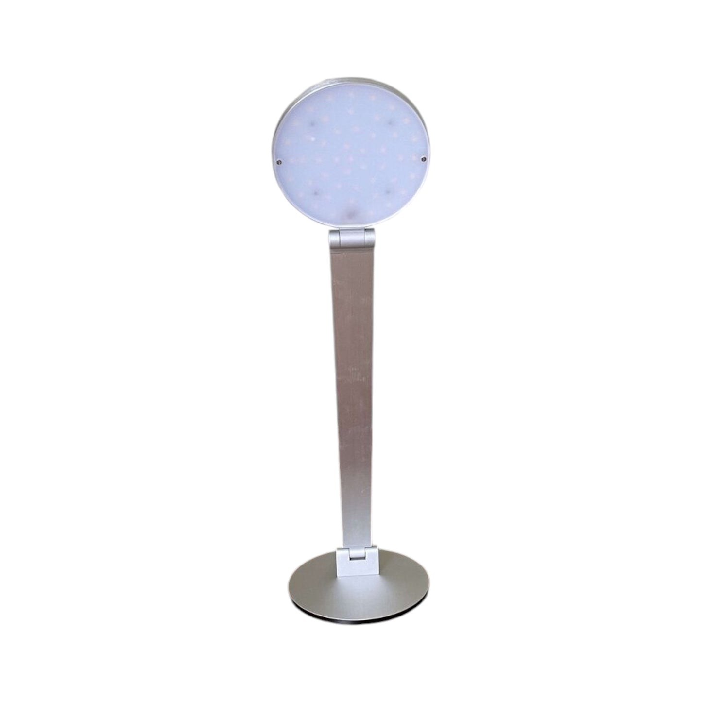 Tensor Slim Line O LED Foldable Desk Lamp, 900 Lm Silver Aluminum Finish 10C-012
