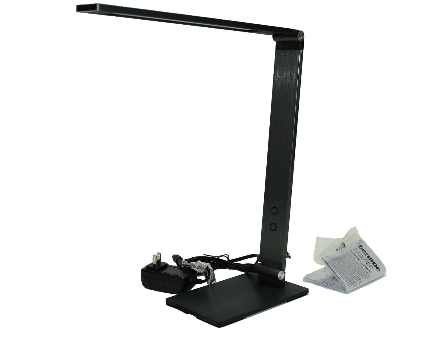 Electrix LED Slim Foldable T Desk Lamp 10W, 110-240V Brushed Aluminum 10C-016