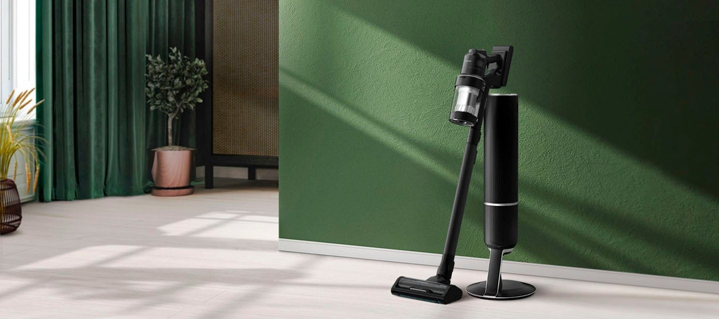 Samsung BESPOKE Jet AI Cordless Stick Vacuum with All-in-One Clean Station - Satin Black - VS28C9762UK