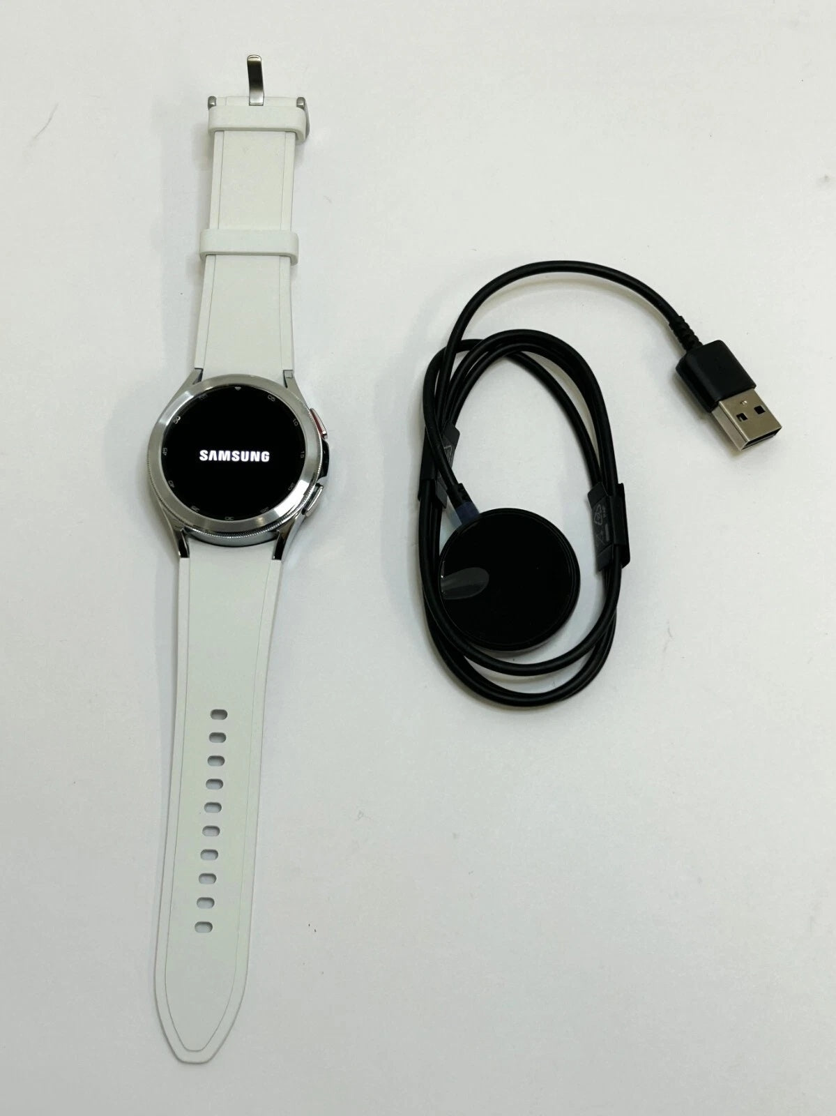 Samsung Galaxy Watch4 Classic Smartwatch 42mm LTE Silver SM-R885UZSAXAA