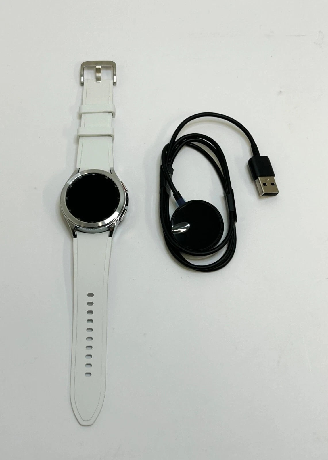 Samsung Galaxy Watch4 Classic Smartwatch 42mm LTE Silver SM-R885UZSAXAA