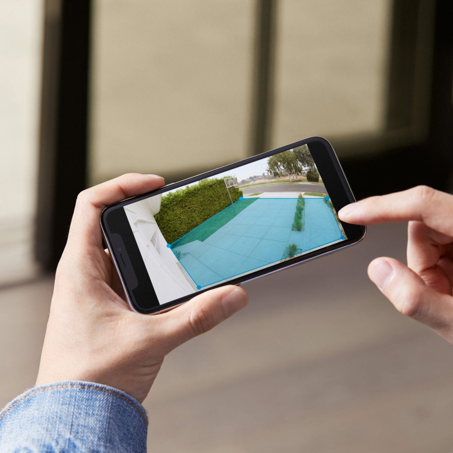 Ring Floodlight Camera Plus with Spotlight Cam Plus, 1080p HD video, 375 lumens spotlight cam plus, 2000 lumens floodlight cam plus