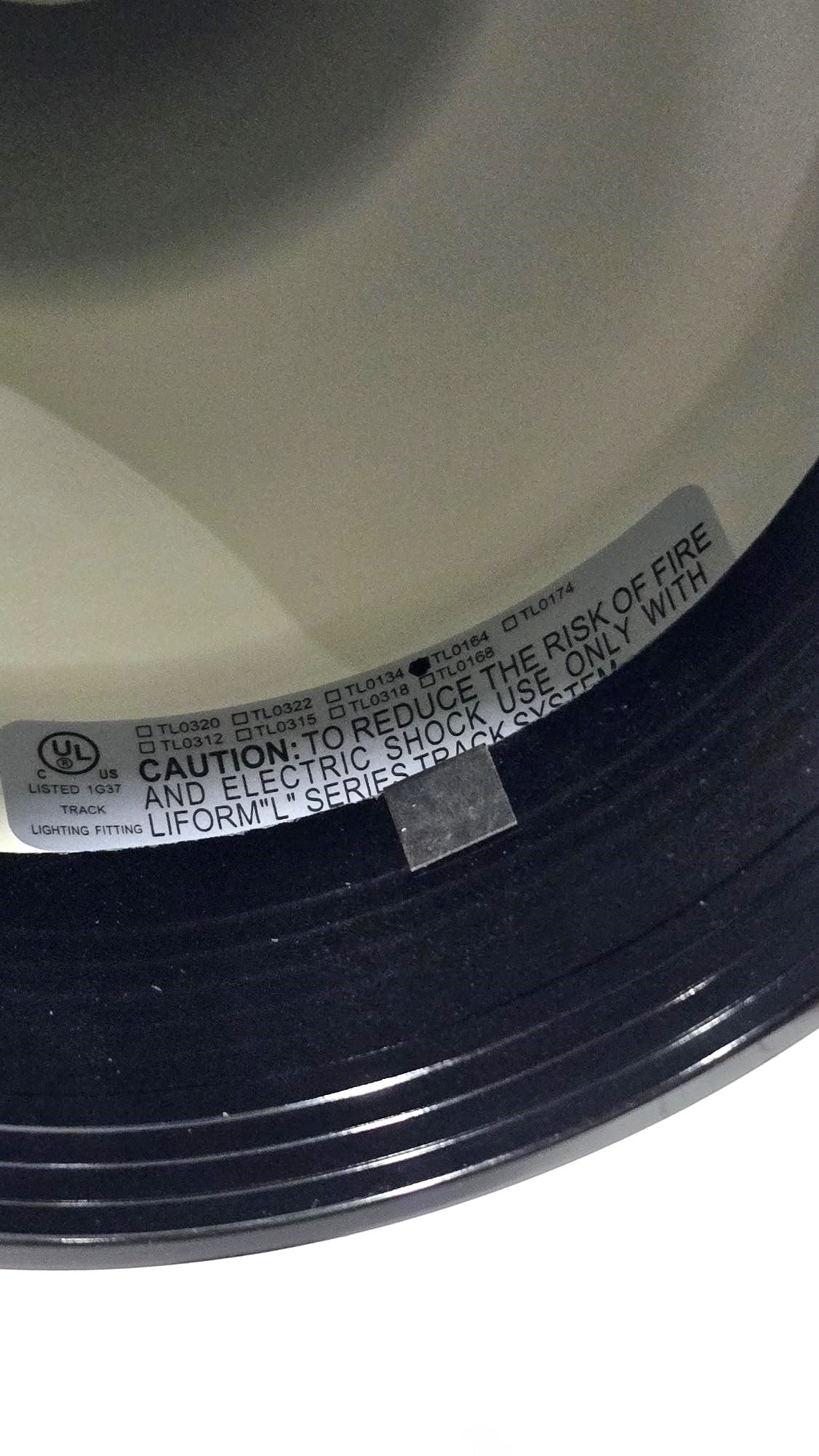 Sunset 1-Light Track Light, Head Step Cylinder White F2925-30