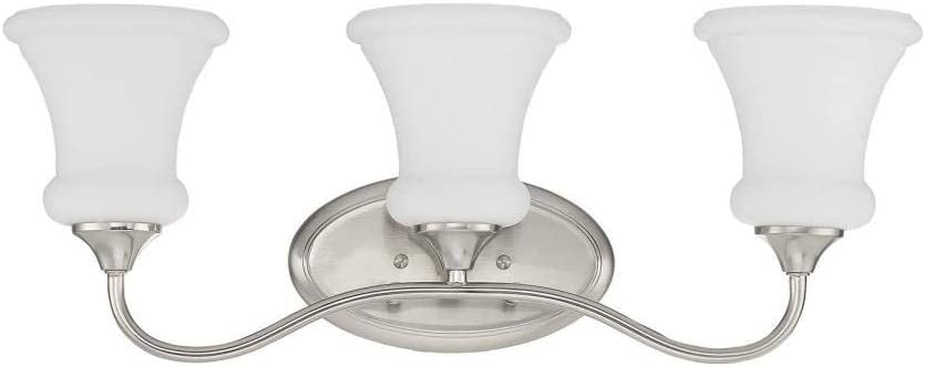 Sunset Valare 3-Light 100W MB Vanity Bright Satin Nickel - F23013-80