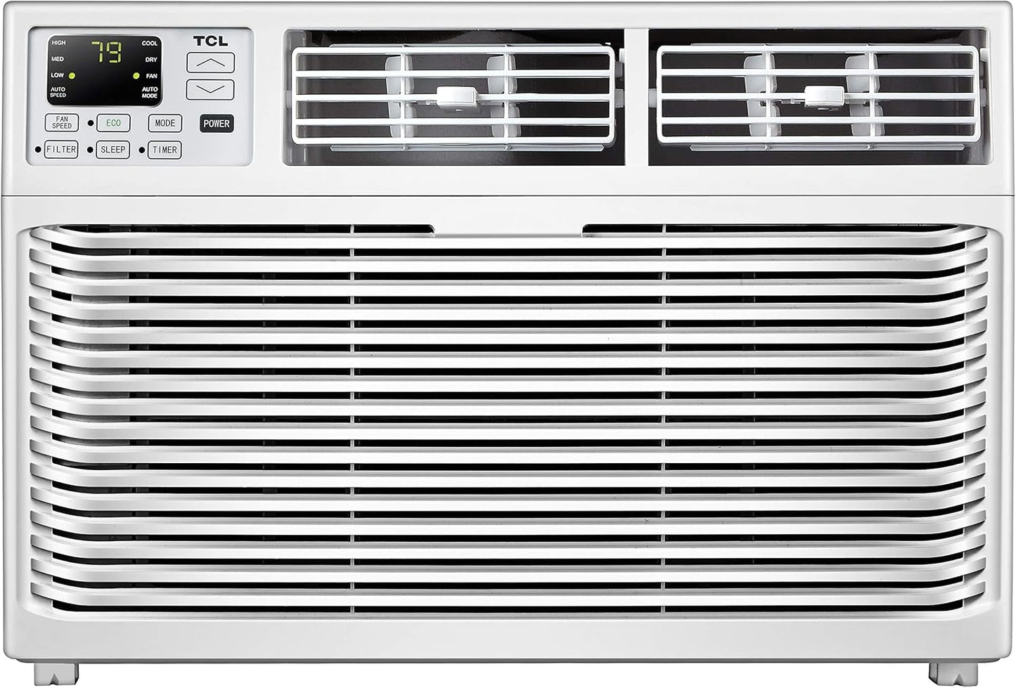 TCL 24,000 BTU 1500sq. ft. 230V Window Air Conditioner, 3 fan speeds, 24-hour on/off timer, 8-Way air direction - TWC-24CR2/UH