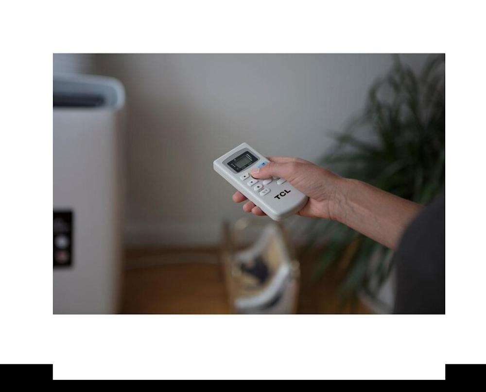 TCL 7000-BTU DOE 115V Portable AC w/ Heater 4100 BTU, Remote control, Cools 700sq ft TAC-14CDPA/KC