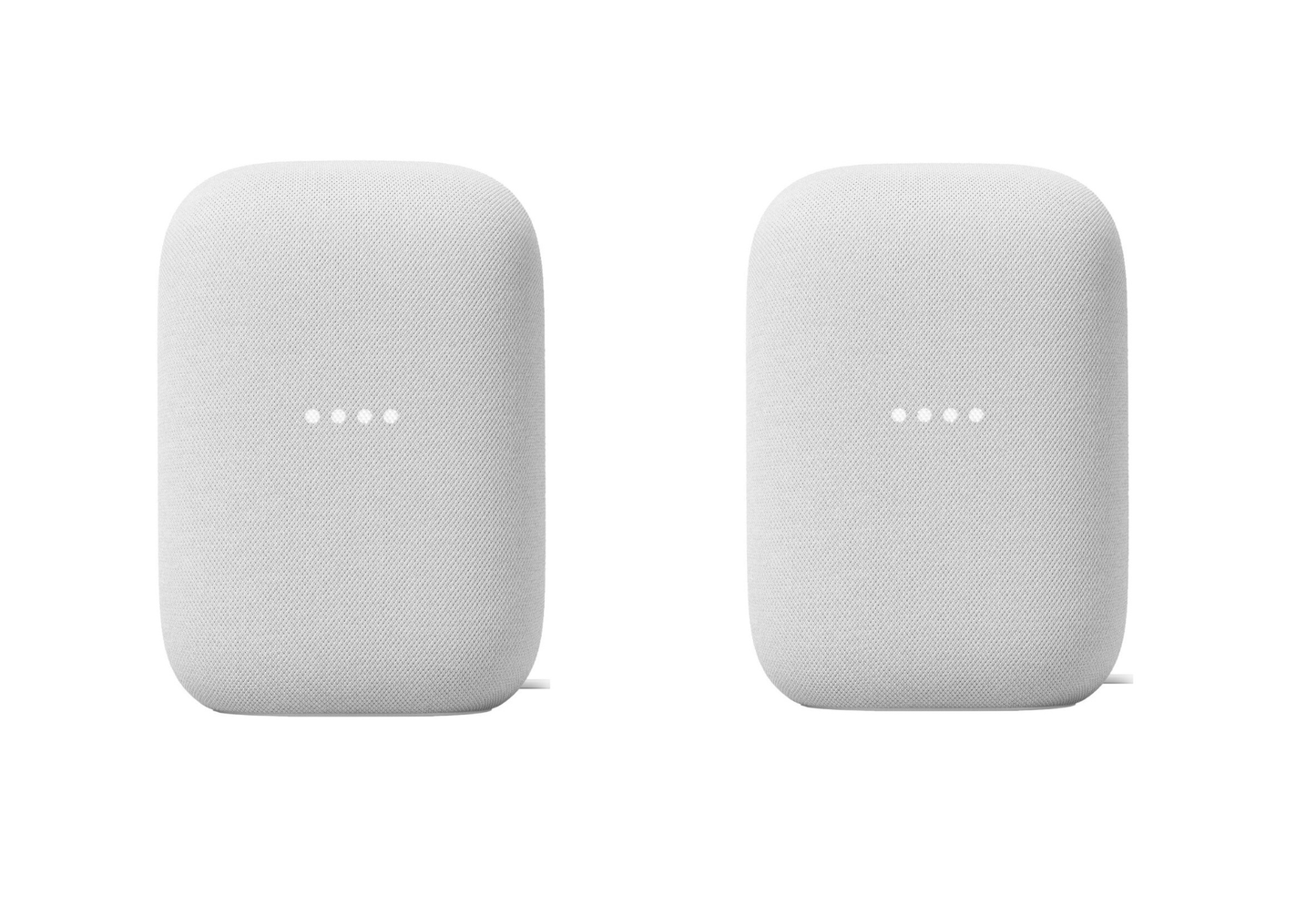 Google Audio Bluetooth Speaker Wireless Music Streaming Chalk GA01420-US (2-pack)