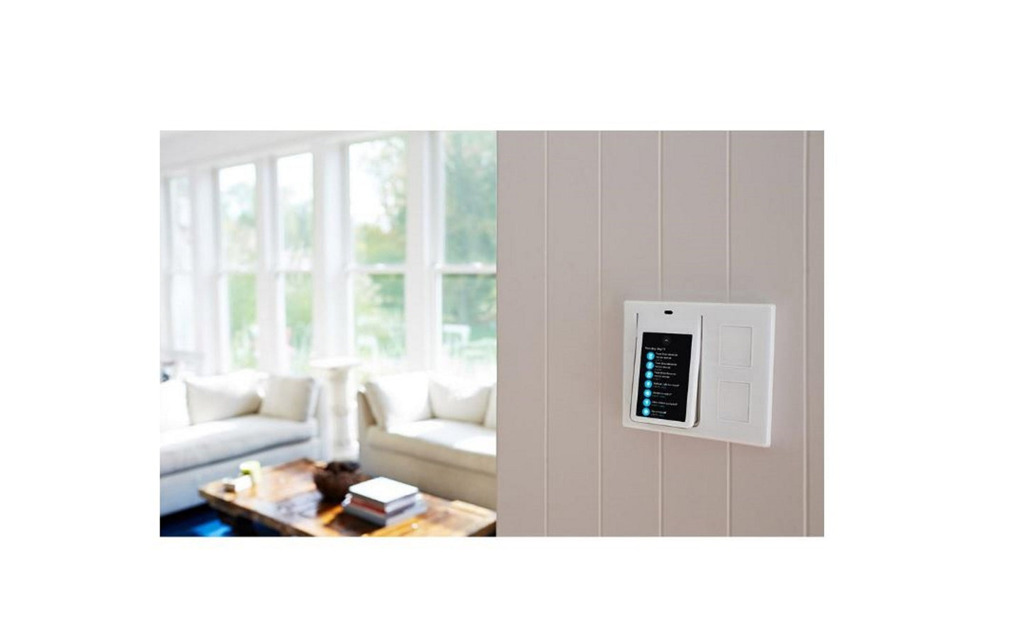 Wink Relay Wall-Mounted Smart Home Controller, 4.3" Touchscreen White PRLAY-WH01