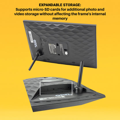 ONN 10” Wi-Fi Digital Picture Frame Send Photos & Videos Instantly via the Free Frameo App 100096733