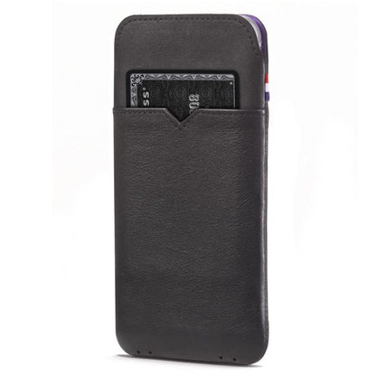 Decoded leather iPhone 8, iPhone 7, iPhone 6s iPhone 6 Pouch w/ strap