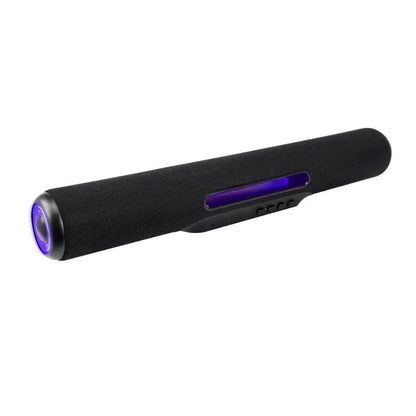 iLive 18-inch Portable Wireless Multimedia Soundbar Speaker with LED Lights, Black, ISB184B