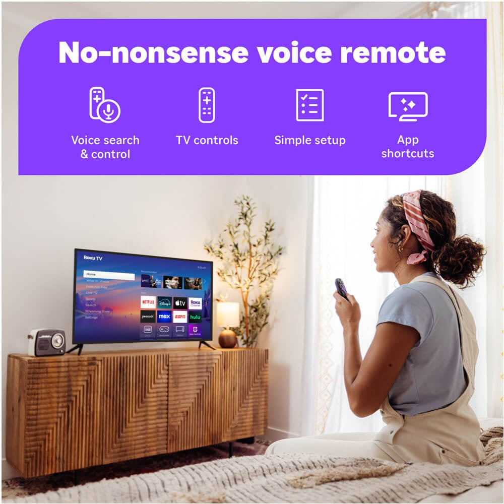 Roku 40" Select Series 1080p Full HD Smart Roku TV with Roku TV Remote: Wi-Fi, LED 40R3C5