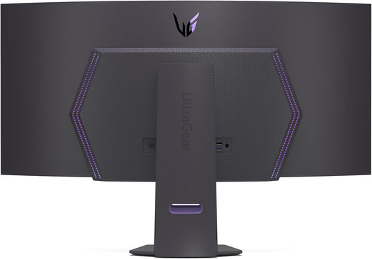 LG 45 Inch UltraGear OLED WQHD 1440P 240Hz 0.03ms G-Sync Compatible 800R Curved Gaming Monitor 45GS95QE