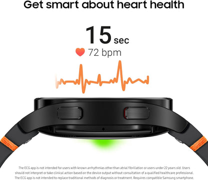 Samsung - Galaxy Watch FE Aluminum Smartwatch 40mm LTE with Blue Band Silver (2024) SM-R866UZSAXAA