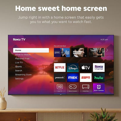 Roku 50" QLED 4K HDR10 Siri, Alexa & Google Assistant Compatible Smart TV 50R5C6