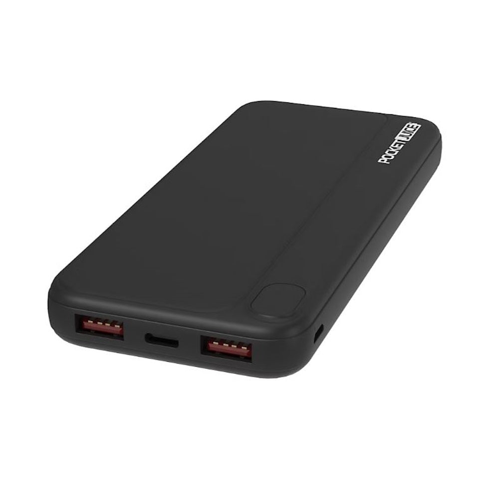 Pocket Juice 10,000mAh Endurance, LCD battery display, Light-ning and USB-C, super portable and travel-friendly - D30105BJ