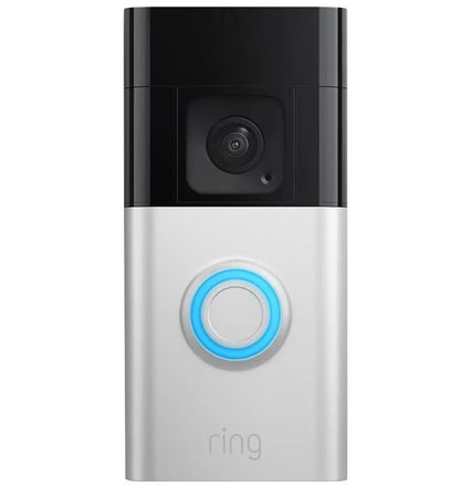 Ring Battery Doorbell Plus Smart Wi-Fi Video Doorbell Battery Operated with Head-to-Toe View Satin Nickel B09WZBPX7K