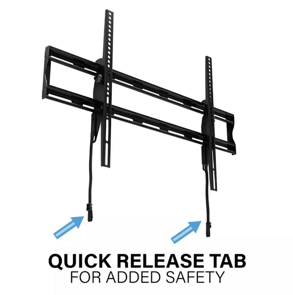 SANUS Decora Tilting TV Wall Mount for 42"-90" TVs, Up to 130 lbs, Tiltable, DLT2-B1