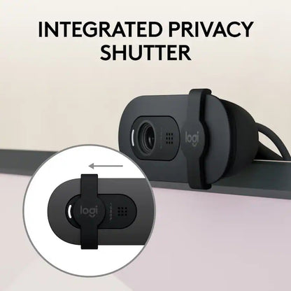 Logitech Brio 100 1080p Full HD Webcam for Meetings & Streaming 960-001580