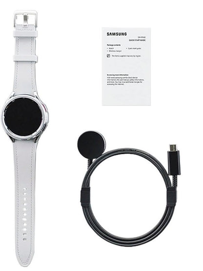 Samsung Galaxy Watch6 Classic Stainless Steel Smartwatch 47mm BT Silver SM-R960NZSAXAA