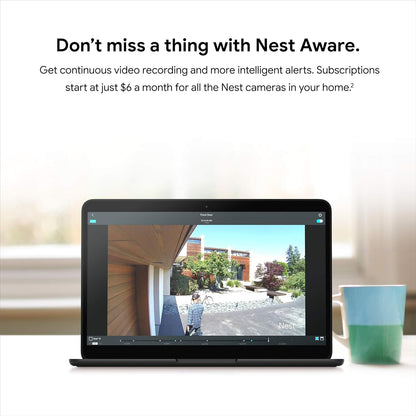 Google - Nest Cam Outdoor security camera NC2100ES