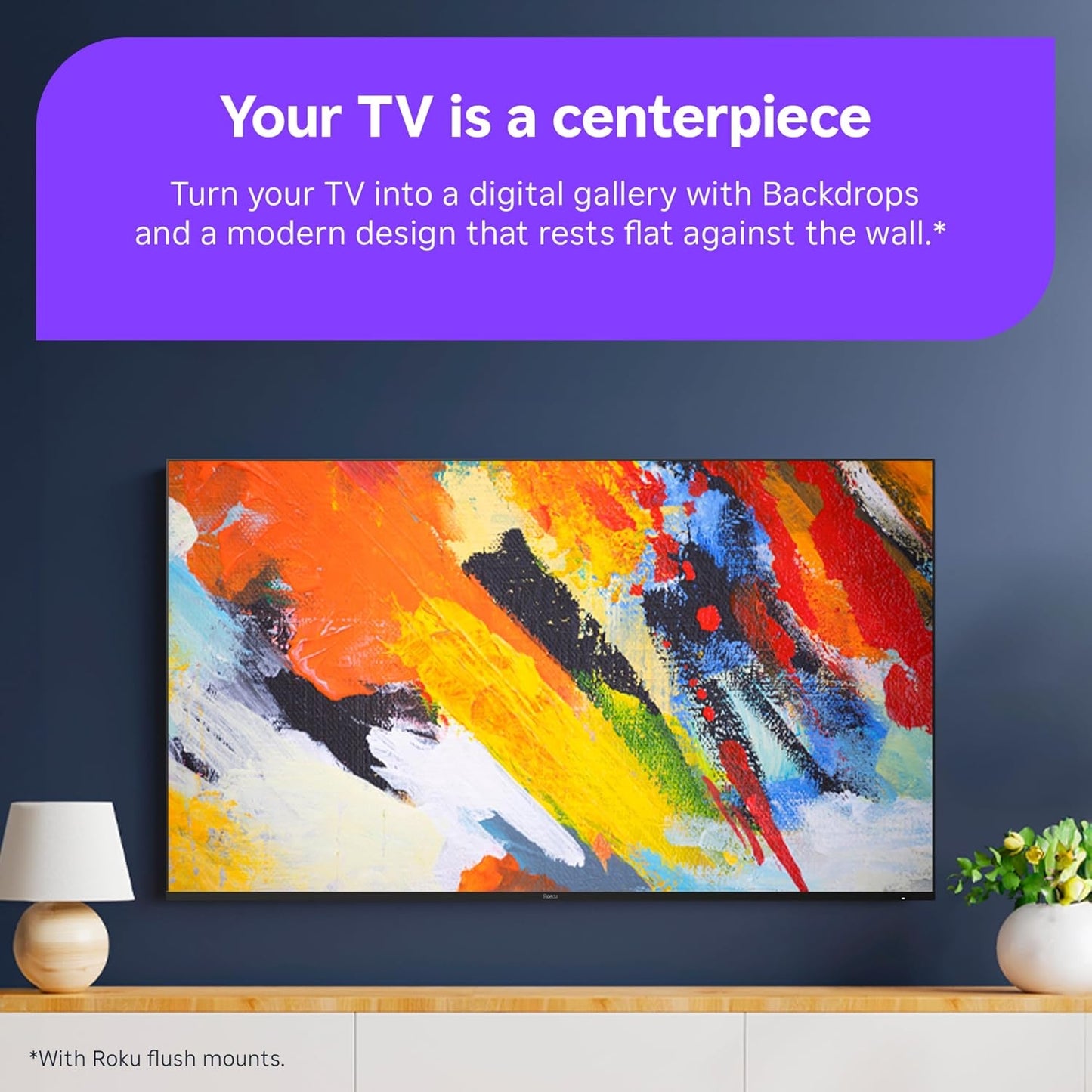 Roku - 55" Class Pro Series 4K QLED Mini-LED Smart RokuTV 55R8C5