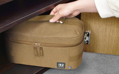 Hori Compact Carry All (Sand) Carrying Case for Nintendo Switch 2 - Officially Licensed by Nintendo