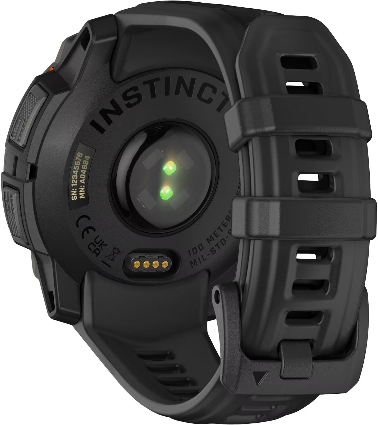 Garmin - Instinct 3 Solar GPS Smartwatch 45 mm Fiber-reinforced Polymer - Black with Black Band 010-02934-00