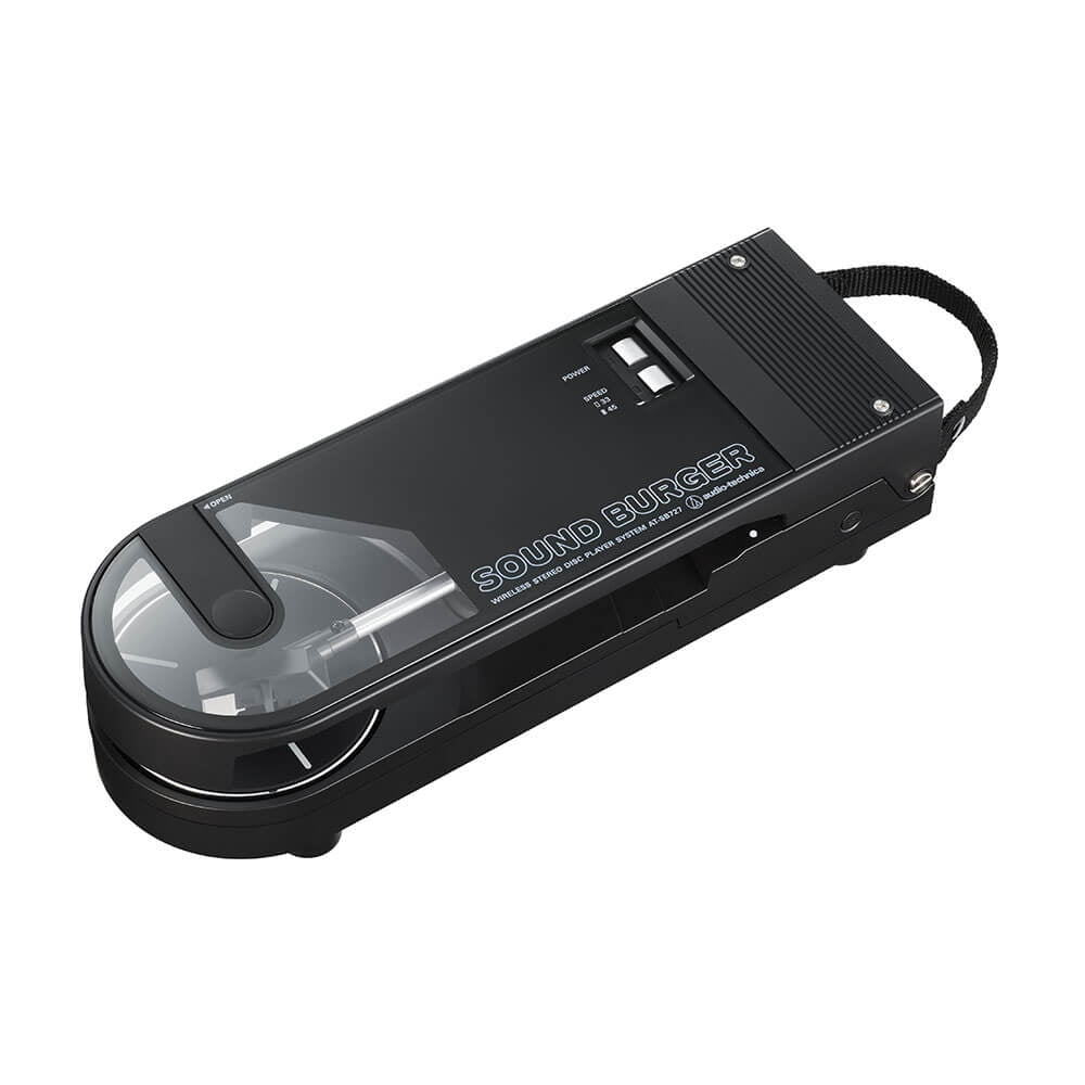 Audio-Technica - AT-SB727-BK Sound Burger Portable Turntable - Black