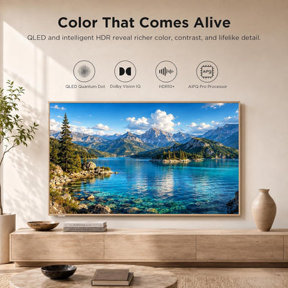 TCL - 75" Class A300W NXTVISION Series 4K QLED Art TV with Magnetic Frame 75A303W