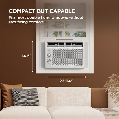 TCL 5,000 BTU 150 sq. ft. Mini Mechanical Window Air Conditioner - W5WM-3