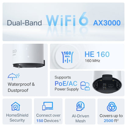 TP-Link Deco X50-Outdoor Dual-Band Wi-Fi Ethernet Wireless Router