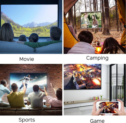 GN YG300 Portable Mini Projector for Home Cinema Smart TV 3D LED Cinema Video Projector for 4K 1080P HD Movies